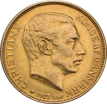 Pièce 20 Kroner Or Danois Christian X
