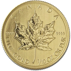 Maple Leaf Or 1/10 Once