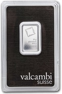 Lingot de platine 10 grammes - Valcambi