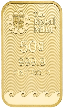 Lingot d'Or 50g Royal Mint Britannia