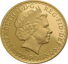 Ecrin de Collection de 4 Britannia Or 2005