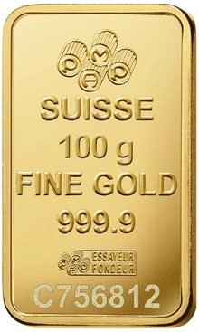 Lingot d'Or 100g Pamp