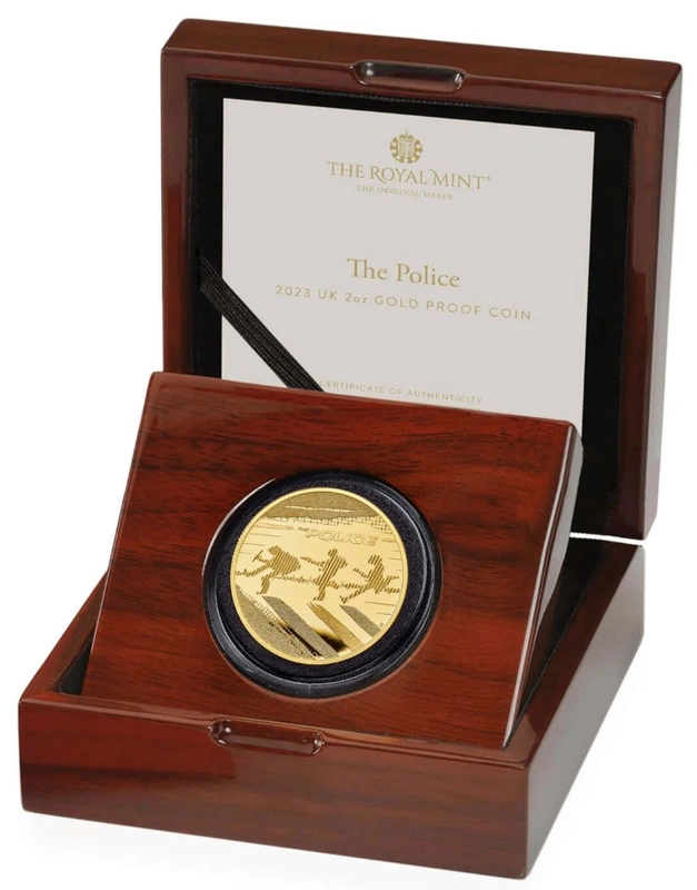 2023 2oz Music Legends - The Police Proof Gold Coin Boxed