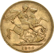 Pièce Souverain Or 1884 Victoria Tête Jeune Saint-Georges (M)