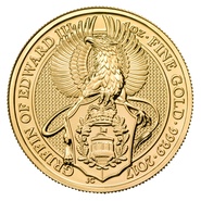 Collection Royal Mint Queen's Beasts en or de 1 once 2017 - Le Griffon