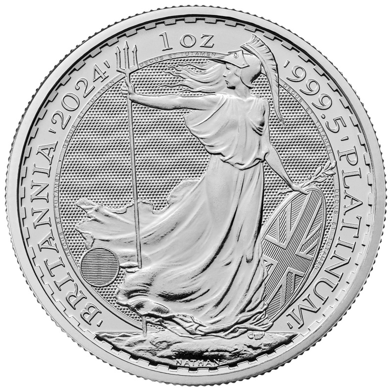 2024 1oz Platinum Britannia Coin
