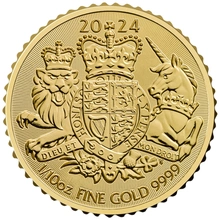 2024 Pièce d'or 1/10oz Armes Royales