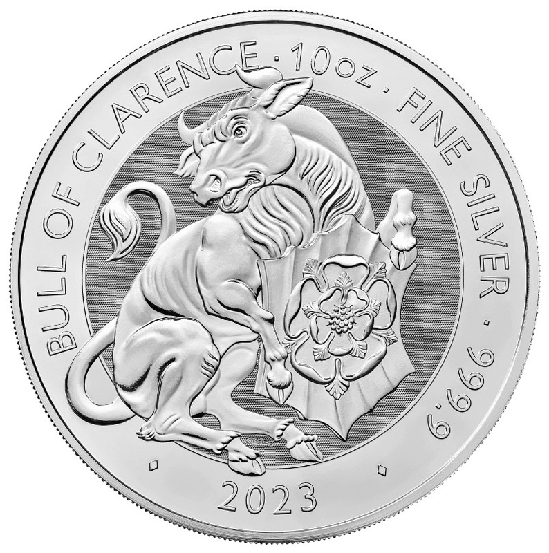 2023 Bull of Clarence - Tudor Beasts 10oz Silver Coin