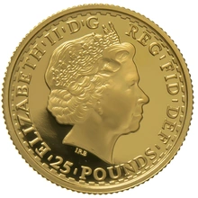 Pièce Britannia Or 1/4 Once 2005 BE