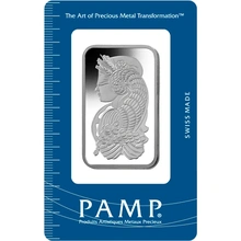Lingot de Platine 100g Pamp
