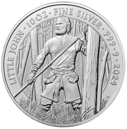 Pièce d'argent de 10 onces Mythes et légendes du Petit Jean 2024