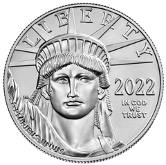 Pièces Platine 100 Dollars US