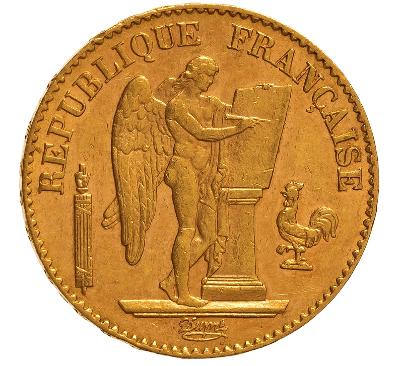 20 Francs Or Génie 3ème République 1891 A