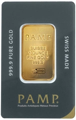 Lingot d'Or 1 Once Pamp