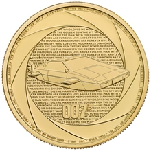 Pièce Six Décennies de 007 Bond des Années 1970 Or 1 Once 2024 