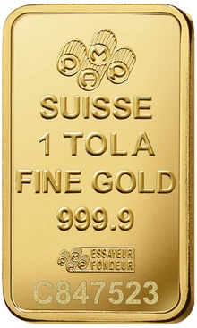 Lingot d'Or 1 Tola Pamp