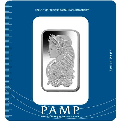 Lingot de Palladium 100g Pamp