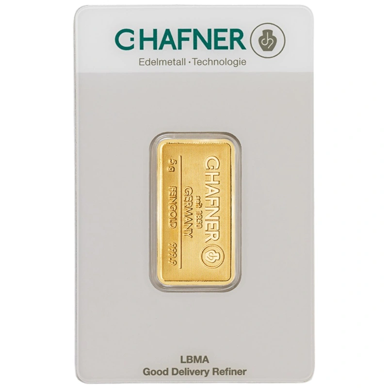 Lingot d'Or 5g C. Hafner