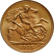 Souverain Or 1932 (Sa)