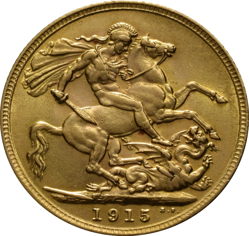 Pièce Souverain Or 1915