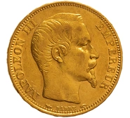 Napoléon III tête nue - 1852 à 1860