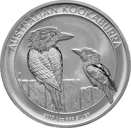 Kookaburra en argent de 1 once - 2017