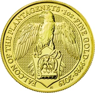 Pièce Queen's Beasts Or 1 Once 2019 Le Faucon