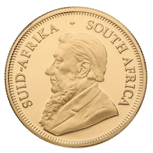 Pièce Krugerrand Or 1/4 Once 2016 BE en Boîte
