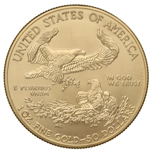 Pièce 50 Dollars Or American Eagle 1 Once 2019