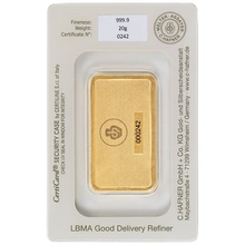 Lingot d'Or 20g C. Hafner