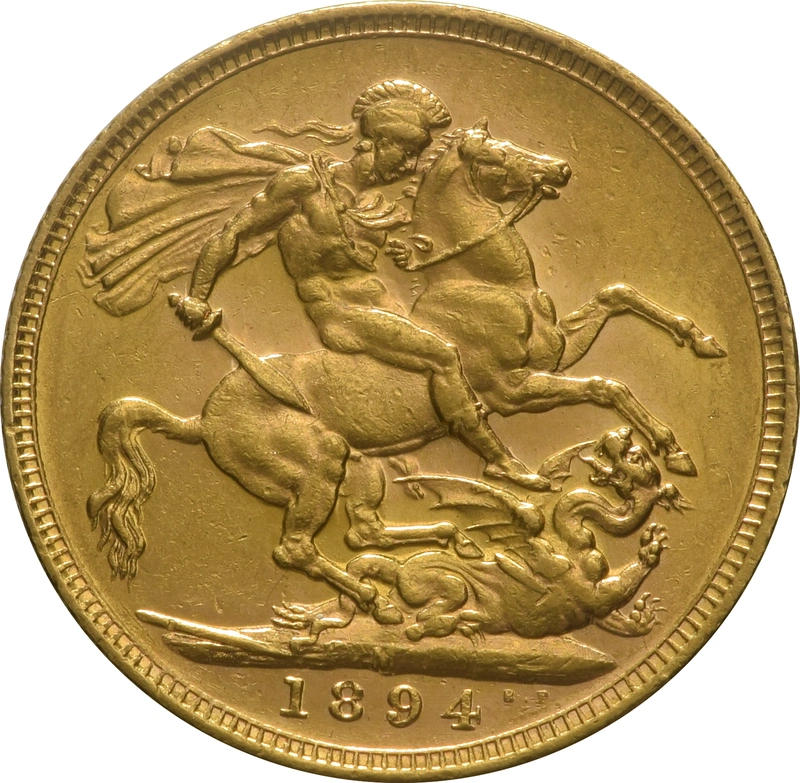 Pièce Souverain Or 1894 (M)