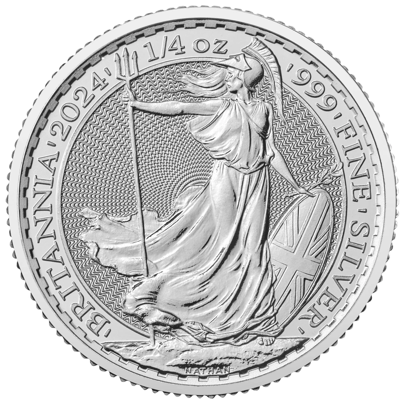 Piece Britannia 2024 de 1/4oz argent