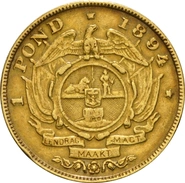 Pièce 1 Étang Afrique du Sud 1894 