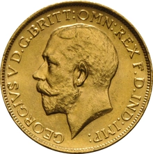 Pièce Souverain Or 1917 (S)
