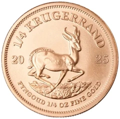 Pièce Krugerrand Or 1/4 Once 2025