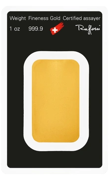 Lingot d'Or 1 Once Argor-Heraeus