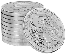 Pièce Argent 1 once Britannia et Liberty 2025