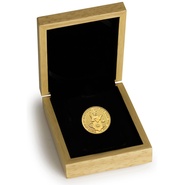 Collection Royal Mint Queen's Beasts en or 1/4 once - Le Lion Blanc de Mortimer en coffret