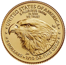 Pièce American Eagle Or 1/10 Once 2023