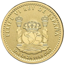 Pièce Ours Brun Espagnol Or 1/10 Once 2026