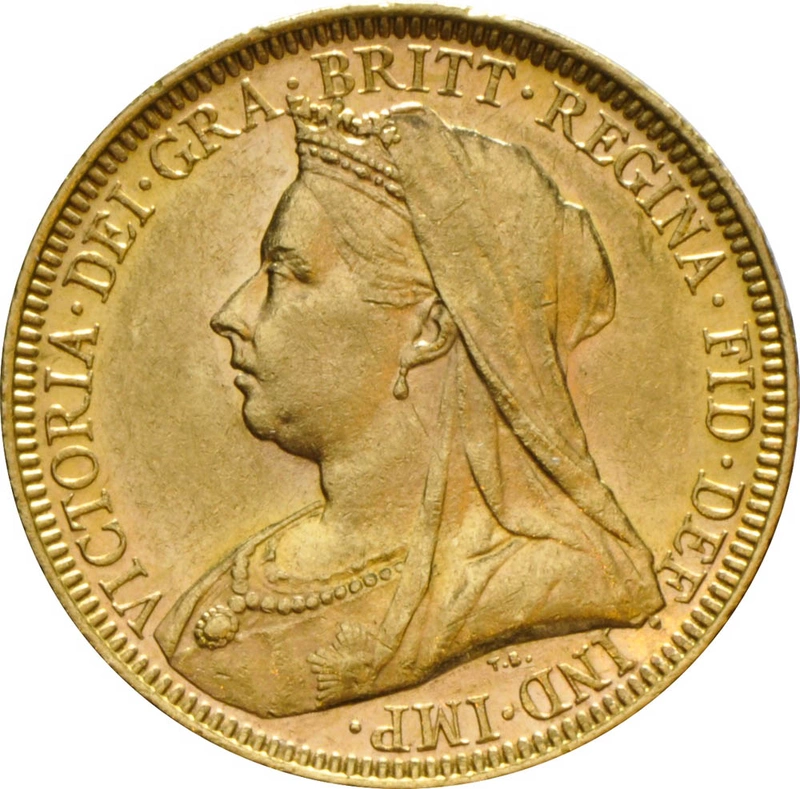 Pièce Souverain Or Victoria Tête Vieille Voilée Notre Choix