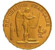 Pièce 20 Francs Or 1897 Génie A