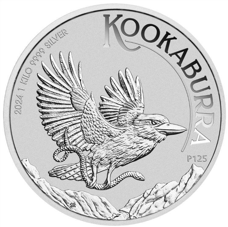 Pièce Kookaburra Argent 1Kg 2024