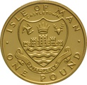 Collection villes de l'île de Man - 1 Livre en or - 1984 Castletown