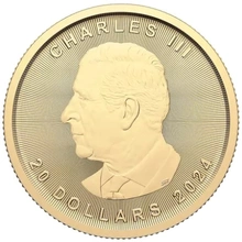 Maple Leaf Or 1/2 Once 2024