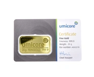 Lingot d'Or 20g Umicore