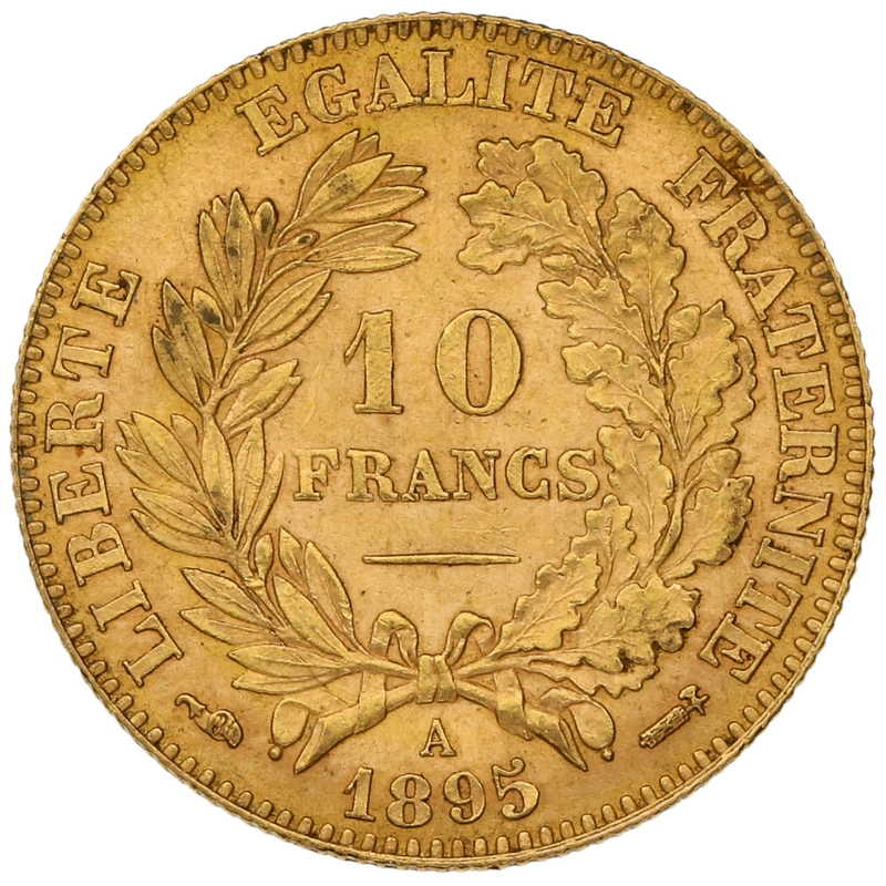 Pièce 10 Francs Or Cérès 3ème République
