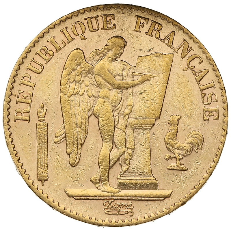 Pièce 20 Francs Or 1895 Génie A
