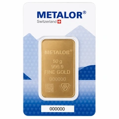 Lingot d'Or 100g Metalor
