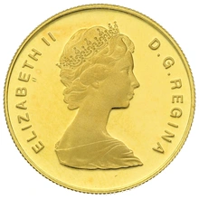 Pièce 100 Dollars Or Canadienne 1/2 Once 1979 Année Internationale de l'Enfant en Boîte